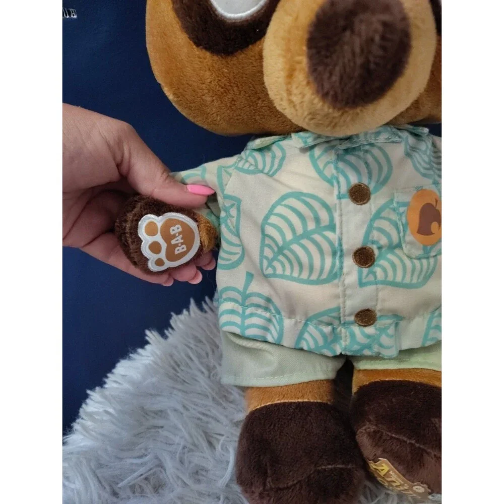 Animal Crossing New Horizons Build A Bear Tom Nook Outfit Plush 17